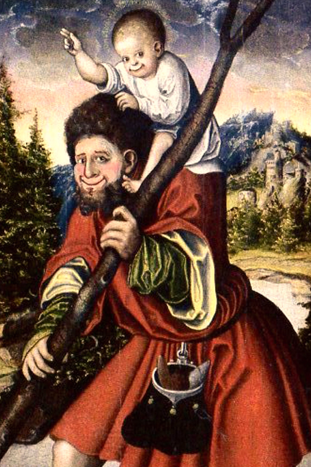 St Christopher - Patron Saint Of  The Traveller.