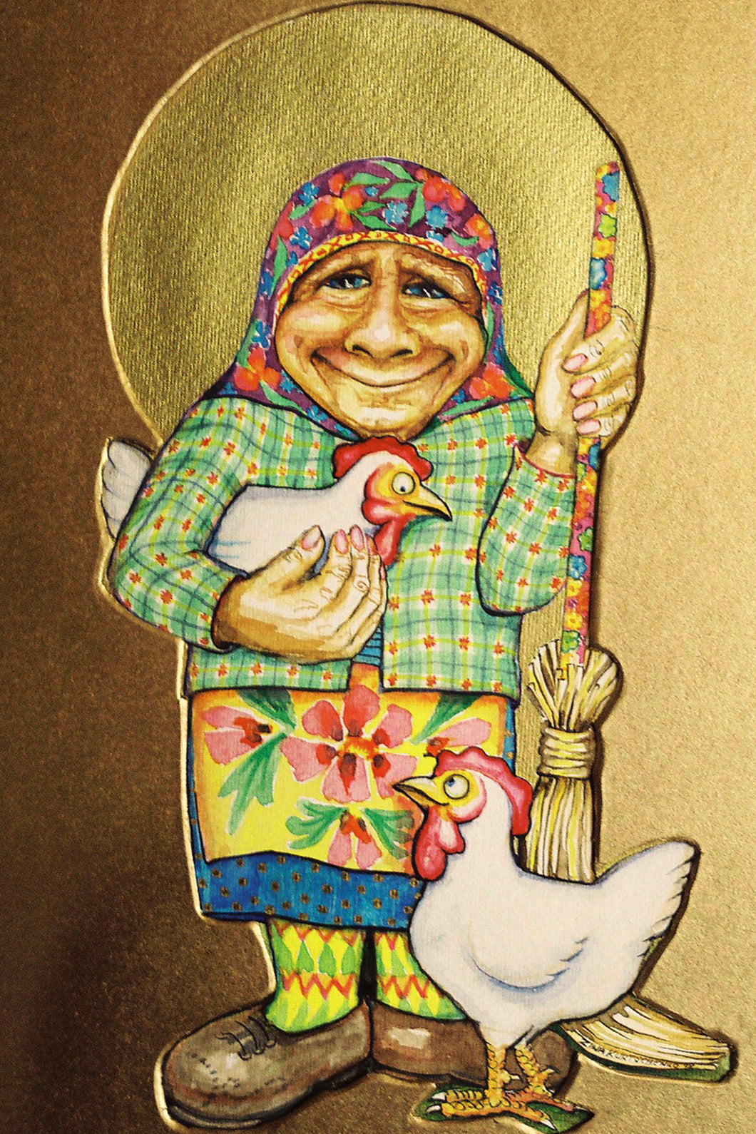 St Olga - Protector of all Chook-loving Babooshkas.