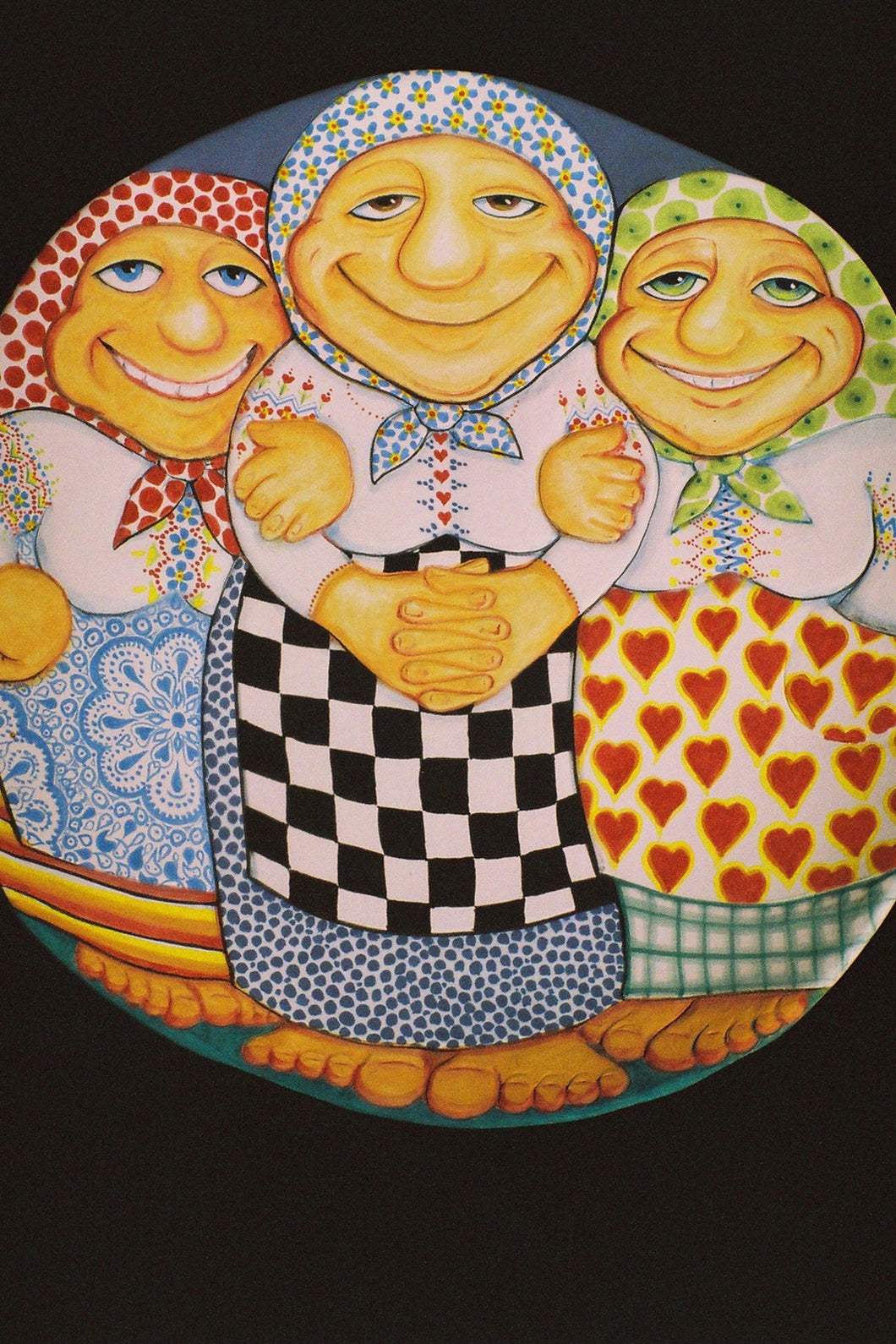 The All Powerful Faith, Hope and Charity - Guardian of the much loved Mother.