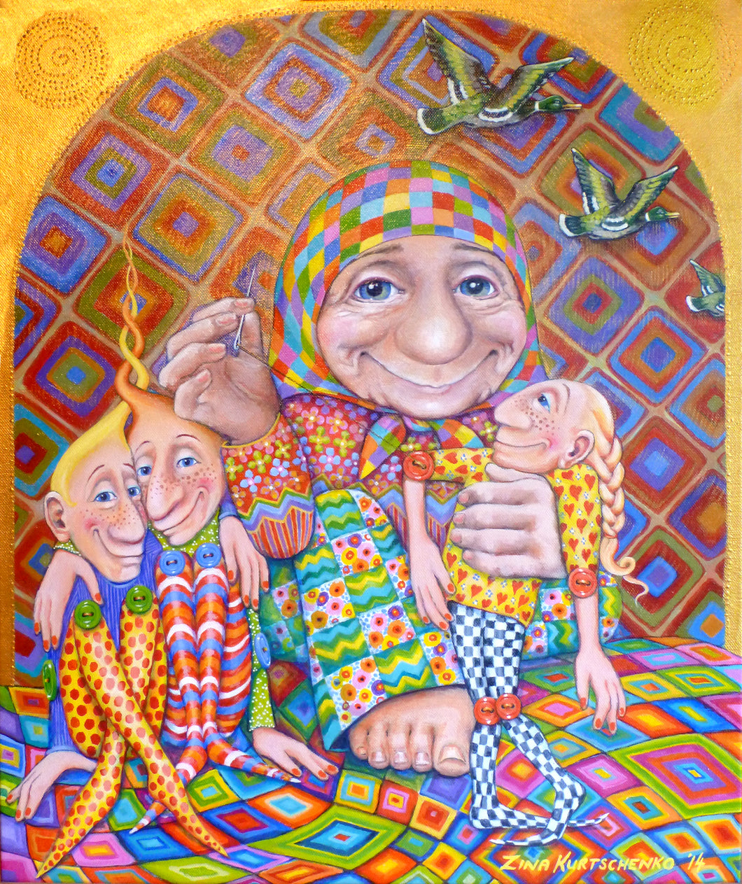 Madonna of Stitch, Colour and Kitsch